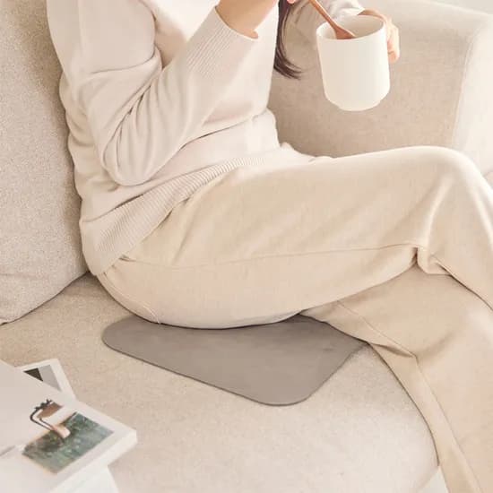 잉코 엑스트라 휴대용 USB 전기방석 스웨이드 PD-S300, 30X30cm, 어반 그레이