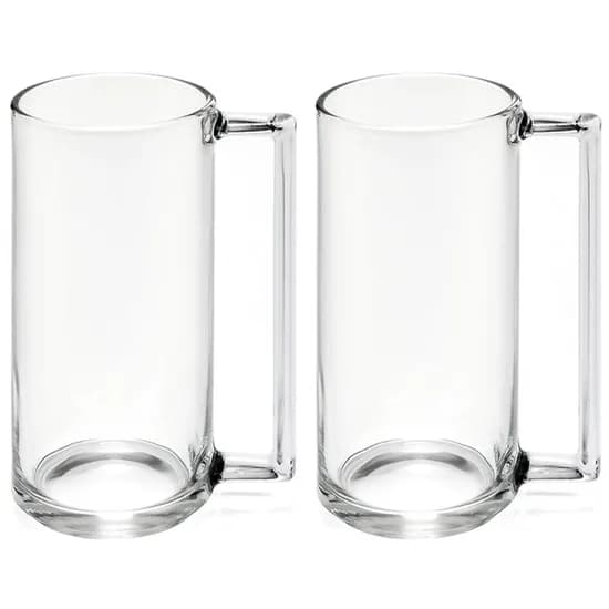 루미낙 내열강화유리 머그컵, 투명, 400ml, 2개세트, 1개
