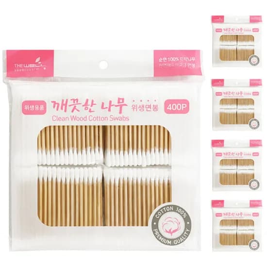 깨끗한나무 위생면봉 400개입 3개