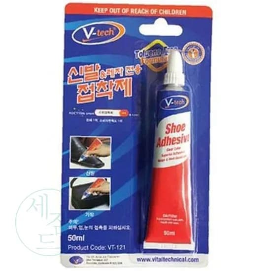 브이텍 신발 접착제 VT-121 50ml 1개
