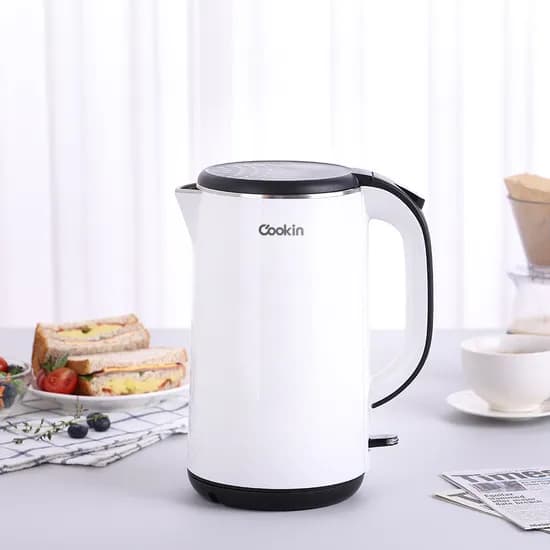 키친플라워 쿠킨 점보 이중 단열 전기포트 KEK-GB1830DCP, 1.8L, 1개