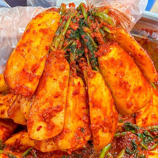 여수 돌산 총각김치, 2kg, 1박스