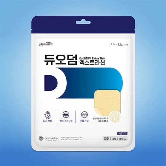 듀오덤 엑스트라씬 상처보호패치 3매입 10x10cm 1개