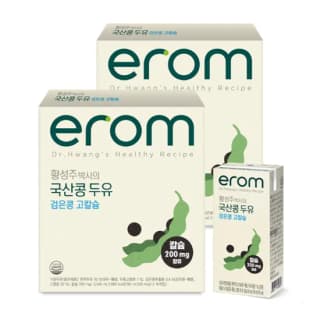 이롬 황성주 박사의 국산콩 두유 검은콩 고칼슘