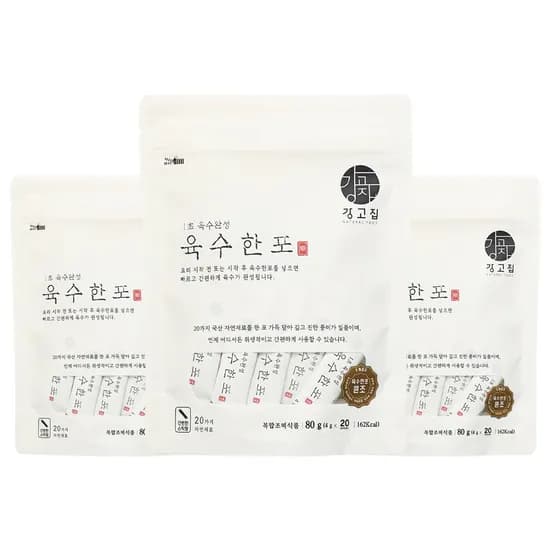 강고집 육수한포 80g 3봉