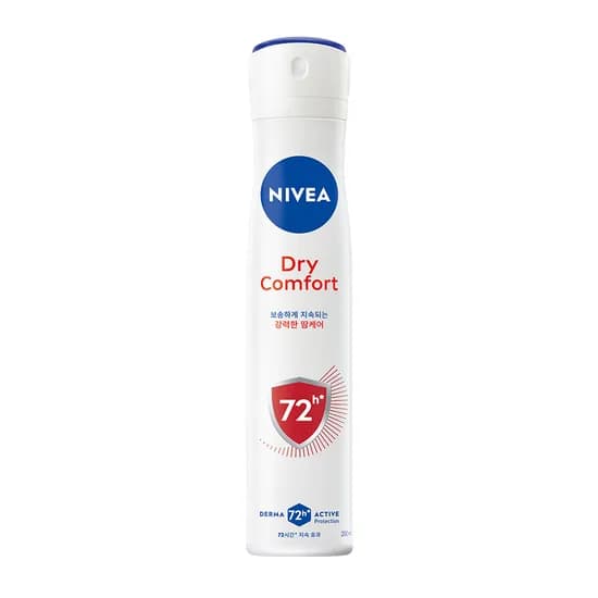 니베아 데오드란트 스프레이 드라이콤포트, 200ml, 1개 + 롤온, 25ml, 1개