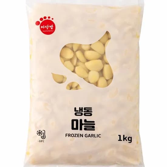 마당발 냉동알마늘 1kg 1개