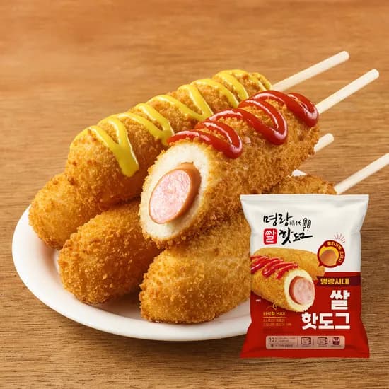 명랑시대 쌀 핫도그 85g 10개입 1개