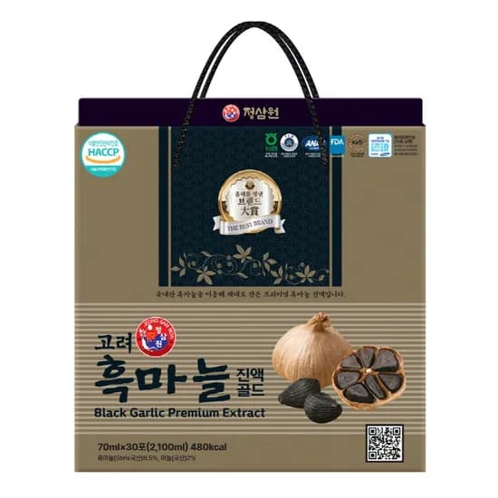 정삼원 고려 흑마늘 진액 골드 70ml 60포 1개