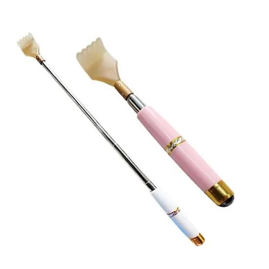 5단 안테나 효자손 등긁개 핑크 50cm 1개
