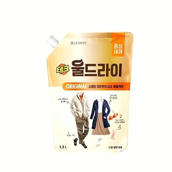 LG생활건강 테크 울드라이 오리지널 중성세제 13L 1개