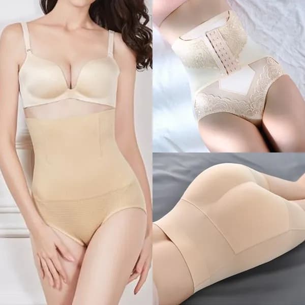 보정 하이웨스트 팬티 블랙 L 1개
