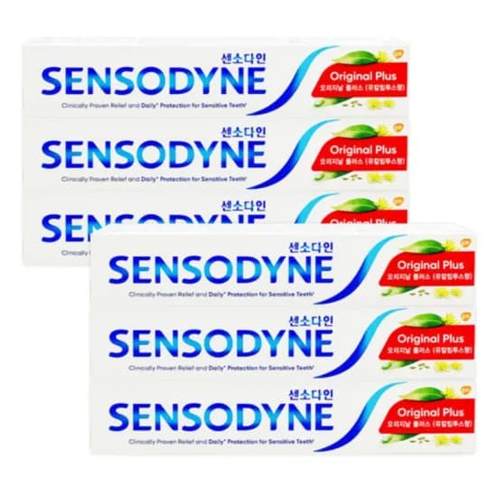 센소다인 오리지널 플러스 치약 100g 6개