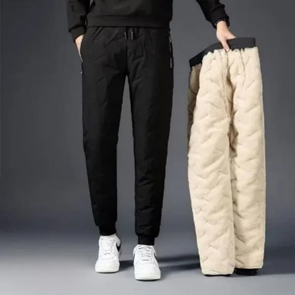 양털패딩바지 조거형 그레이 5XL 2개