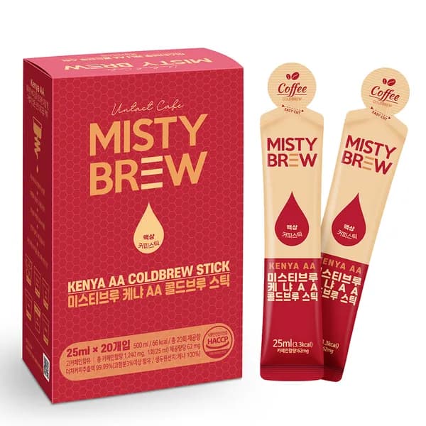 미스티브루 케냐AA 커피액상스틱 25ml 20개입 1박스 9,900원