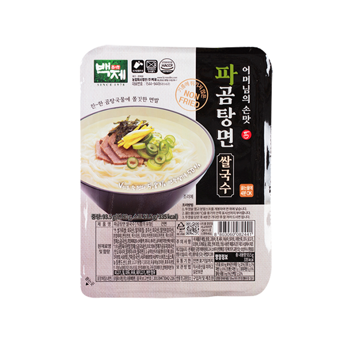 백제 쌀국수 파곰탕면 93.5g 30개