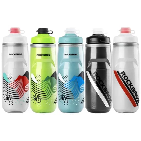 락브로스 위생커버 스포츠 보냉 물통, 블랙로고, 620ml, 1개