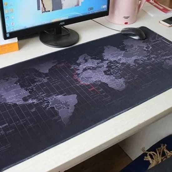 세계지도 마우스패드, 60x30cm, 1개