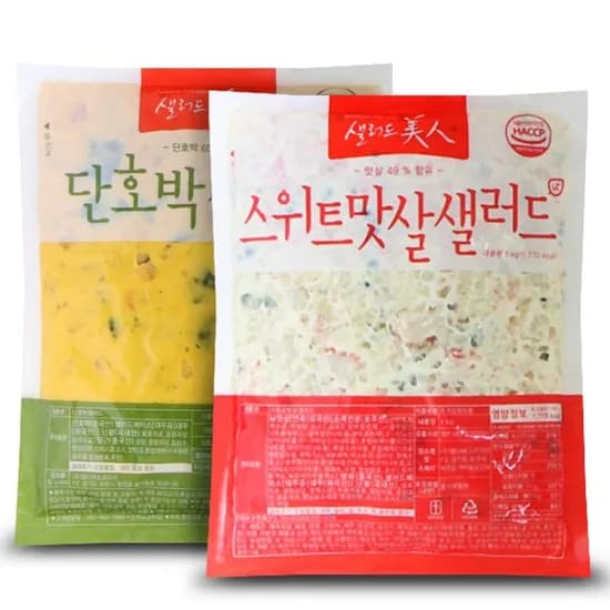 샐러드미인 스위트 맛살 샐러드 외 1종 1kg 1세트