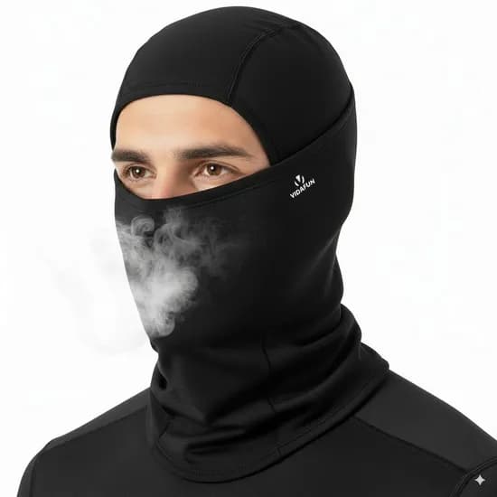 비다펀 방한 바라클라바 후드 넥워머 블랙 FREE 1개