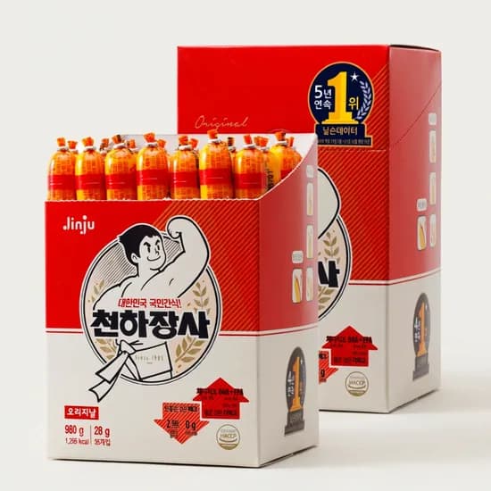진주햄 천하장사 오리지날 28g 70개