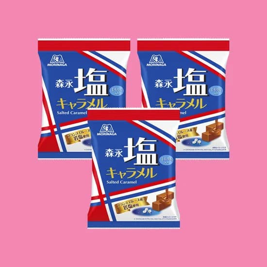 모리나가 소금 카라멜, 83g, 3개