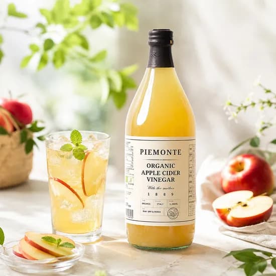 피에몬테 유기농 사과식초 애플사이다비니거, 1000ml, 1병