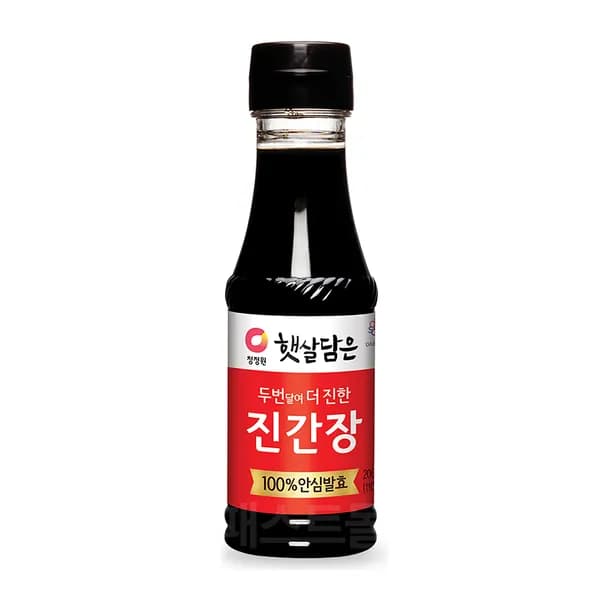 청정원 햇살담은 두번달여 더 진한 진간장 500ml 1개