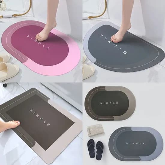 더심플 발매트 사각형 차콜톤 40x60cm 1개