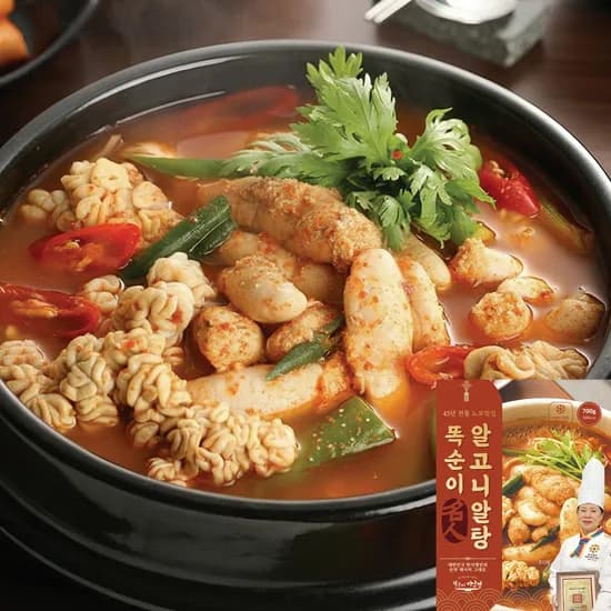 똑순이 알고니 알탕, 700g, 2개
