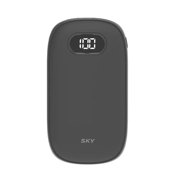 스카이 케어 히토 손난로 보조배터리, SKY-CA-HW01, 블랙, 1개