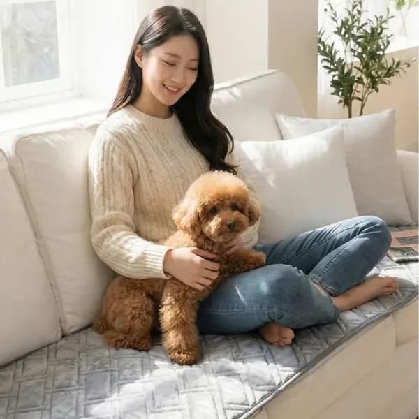 3H한일온열기 소파용 전기매트 3인용방석 50x140cm 그레이 1개 51,000원