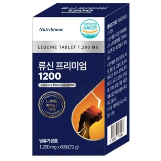 뉴트리바이옴 류신 프리미엄 1200 60정 1개