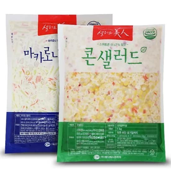 샐러드미인 콘샐러드 외 1종 1kg 1세트