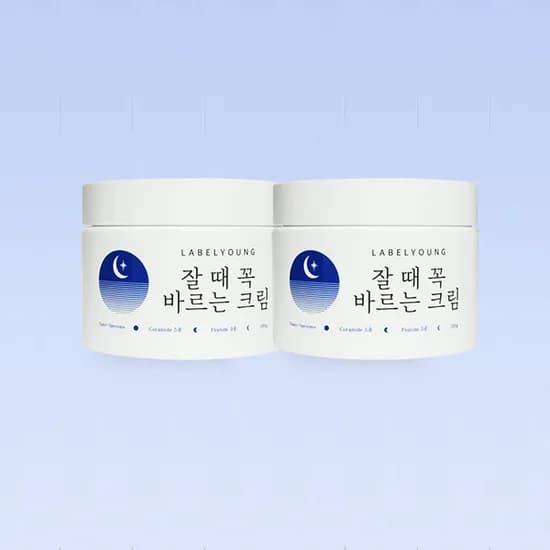 대용량 올인원 수면재생크림, 잘때 꼭 바르는 크림, 100g, 1+1 구성, 총 2개