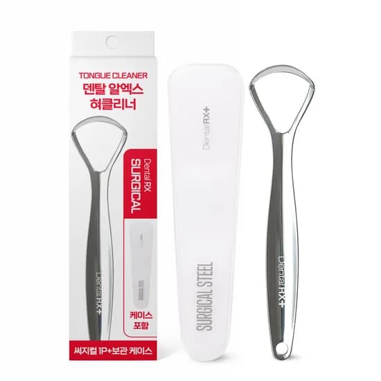 덴탈알엑스 반영구 티타늄 혀클리너 백태 설태 제거 1개 17g