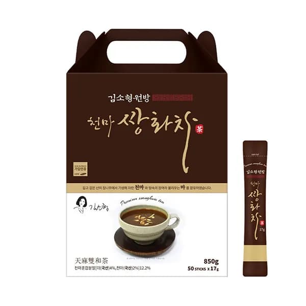 김소형원방 천마쌍화차 850g 50포 1박스 16,900원