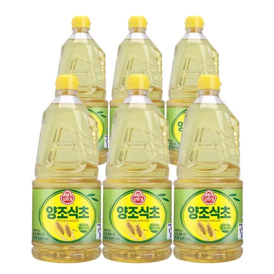 오뚜기 양조식초, 1.5L, 6개