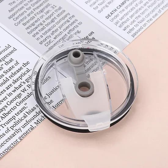 텀블러 뚜껑 호환, 투명, 30온스, 내경 9.2cm/외경 9.8cm, 1개