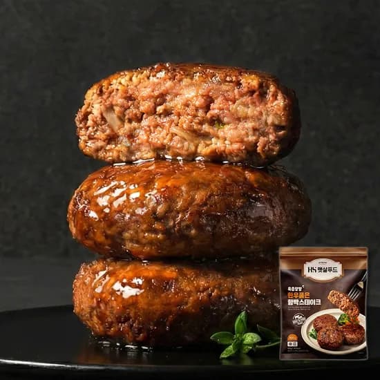 한우품은 함박스테이크, 80g, 10개입 ,1봉