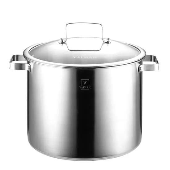 바이마르 스텐 인덕션 대용량 점보 곰솥, 실버, 32cm, 15L, 1개
