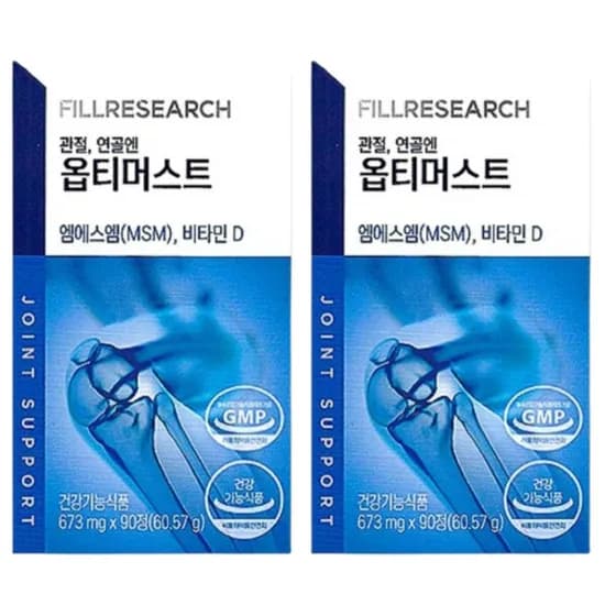 필리서치 관절 연골엔 옵티머스트 90정 2박스