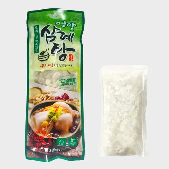 한우물 약재 영양 삼계탕 티백 90g 5개