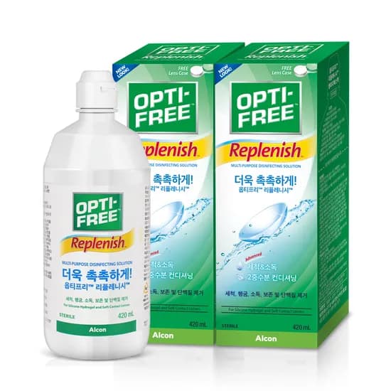 옵티프리 리플레니시 420ml 2개