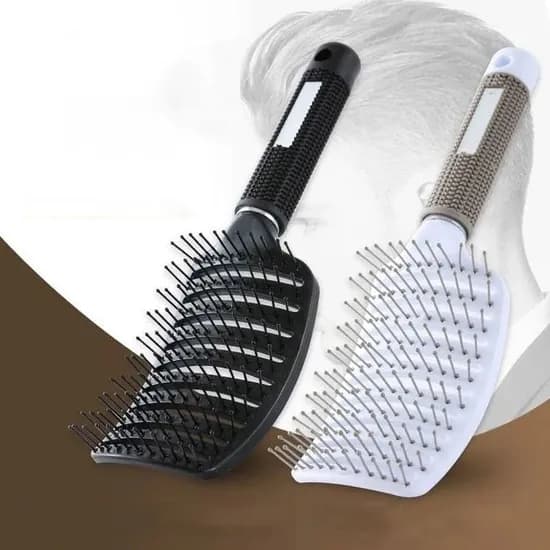 헤어 뿌리 볼륨 빗, KS9388-593, 화이트, 2개