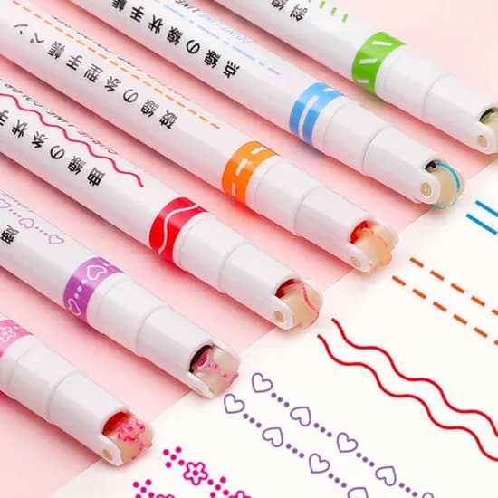 라이너 컬러펜 SH-7008-6, 라이너컬러펜, 6개
