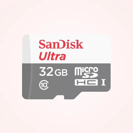 샌디스크 울트라 마이크로 SD 메모리카드 SDSQUNR, 32GB, 1개