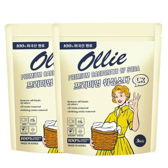 올리 프리미엄 워싱소다 3kg 2개