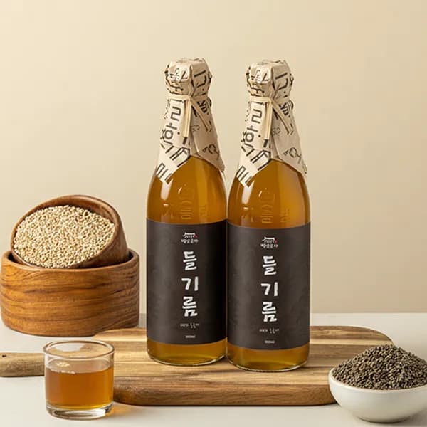 백년본가 저온압착 들기름 350ml 2개 22,571원