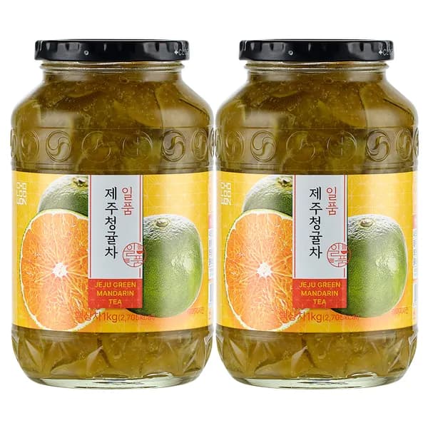 초록원 일품 제주청귤차 1kg 2개입 1세트 15,800원